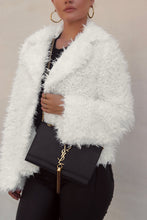 Load image into Gallery viewer, Faux Fur Coat (White)
